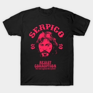 Serpico - Defying Corruption - Vintage Al Pacino T-Shirt Design T-Shirt